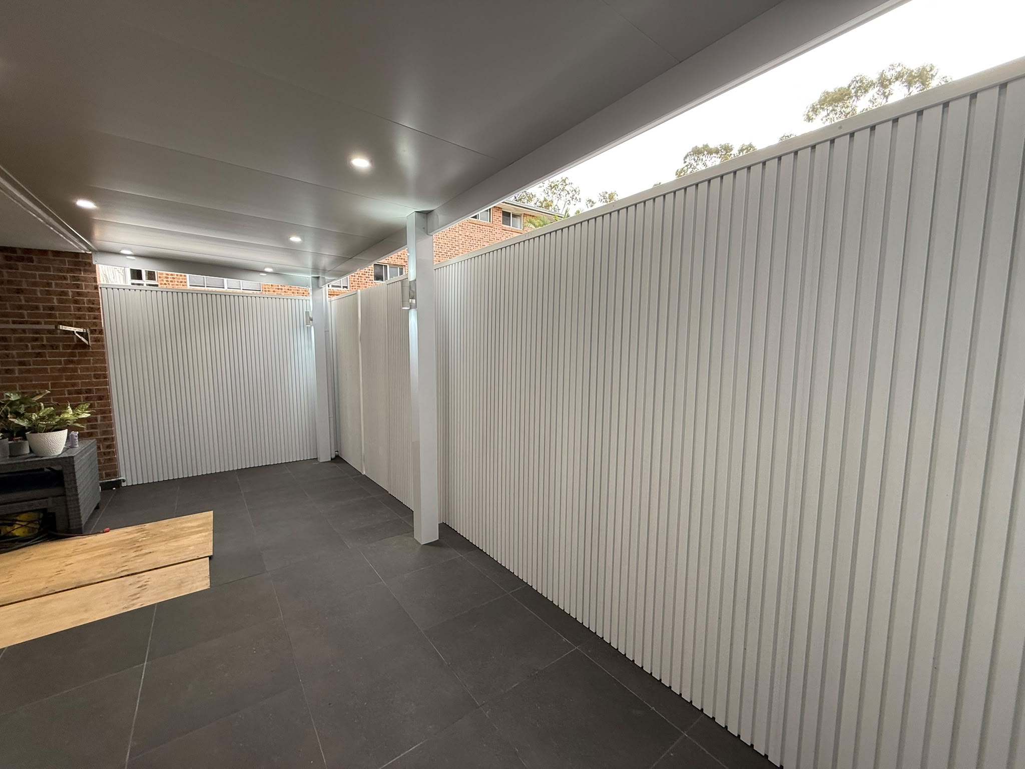 After Fluted Acoustic Timber Wall