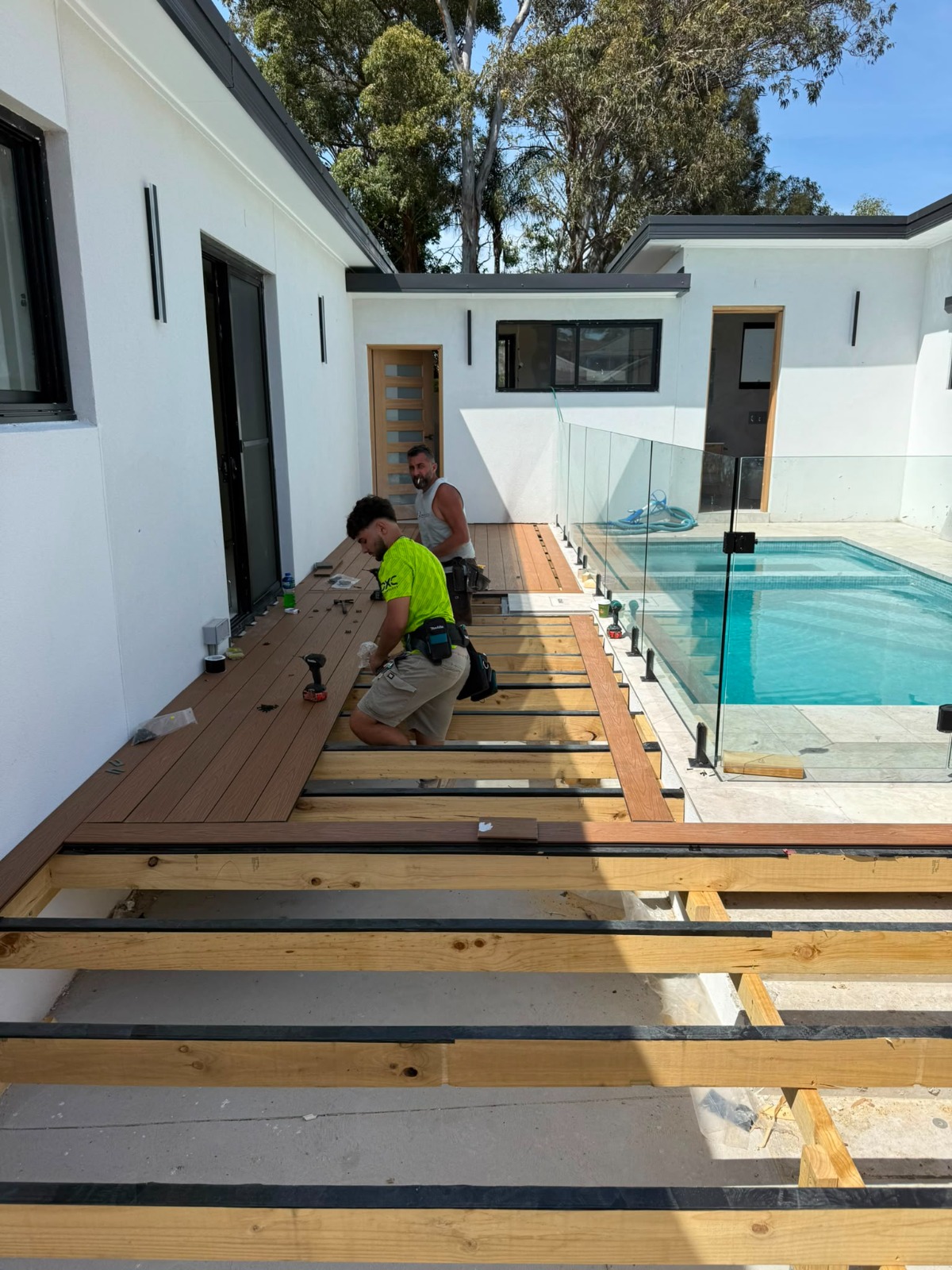 Before Outdoor Decking Transformation